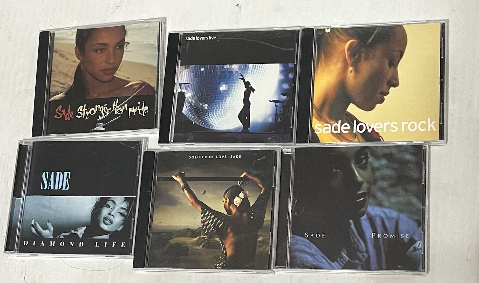Soldier of Love Live Lovers Rock Promise Diamond Life Stronger by Sade (6 CD)