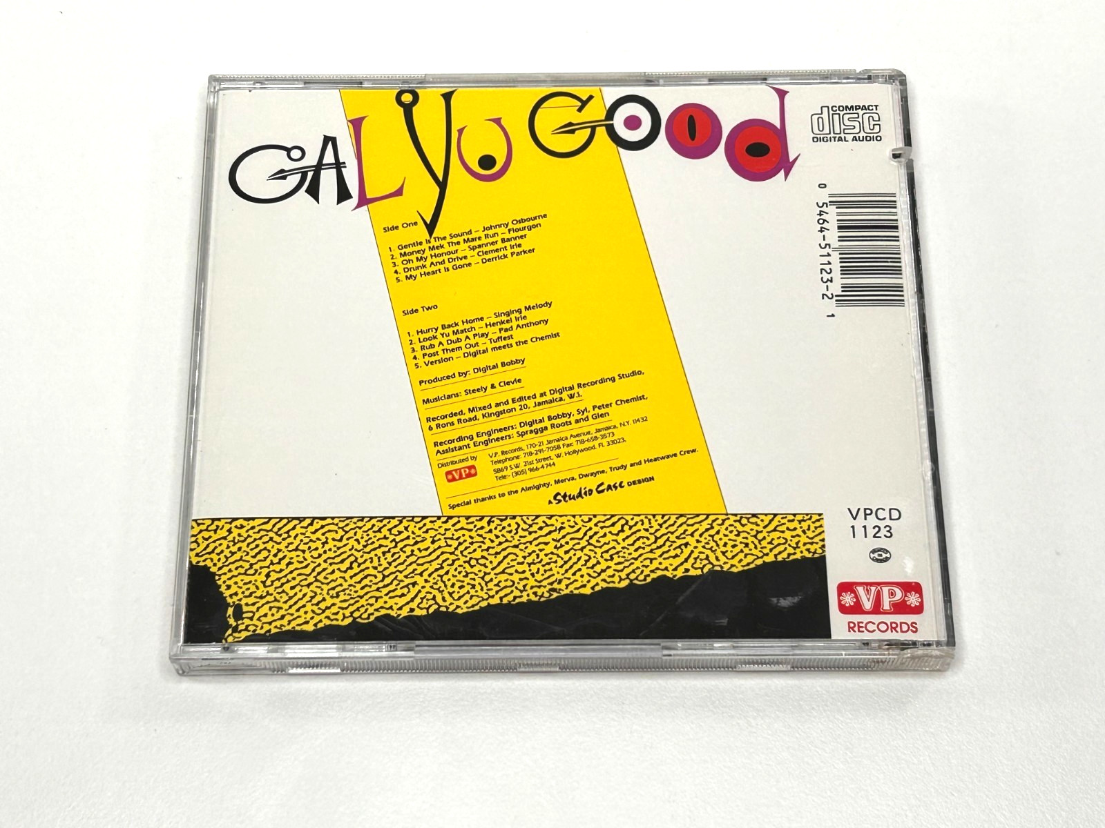 GAL YU GOOD Various Reggae CD 1990 Dancehall Johnny Osbourne Flourgon Tuffest