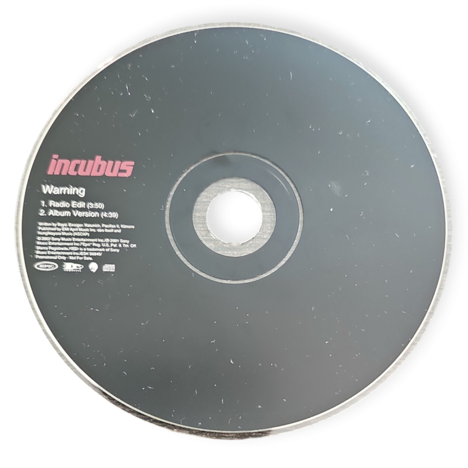 Incubus – Warning [2002 Promotional CD Single]