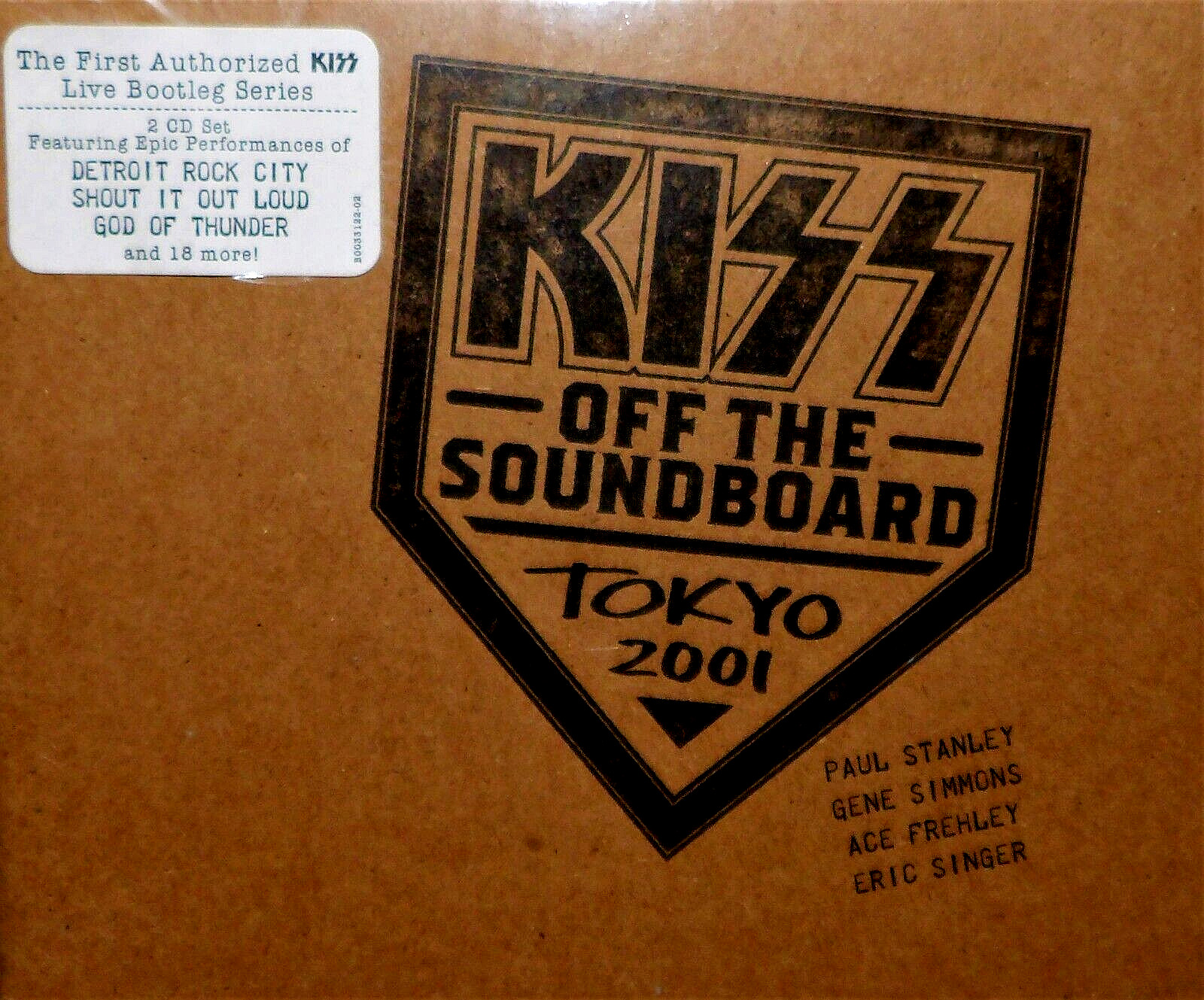 KISS , off the Soundboard: Tokyo 2001, NEW! 2 CDS Bootleg Series 21 Live Tracks