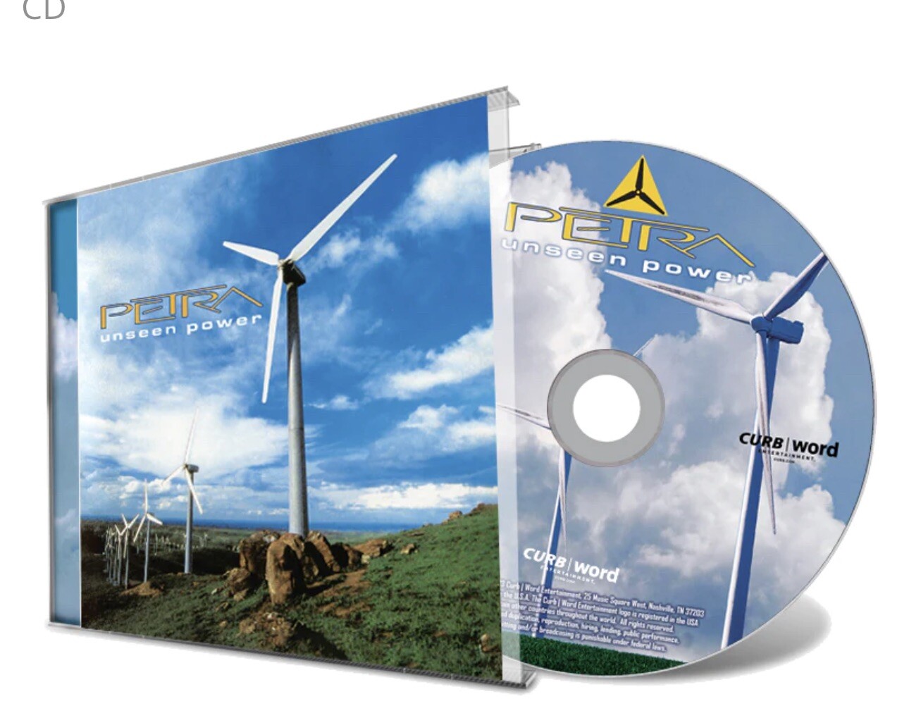 Petra - Unseen Power (2023 Girder/Curb) Remastered CD Jewel Case, Collector Card