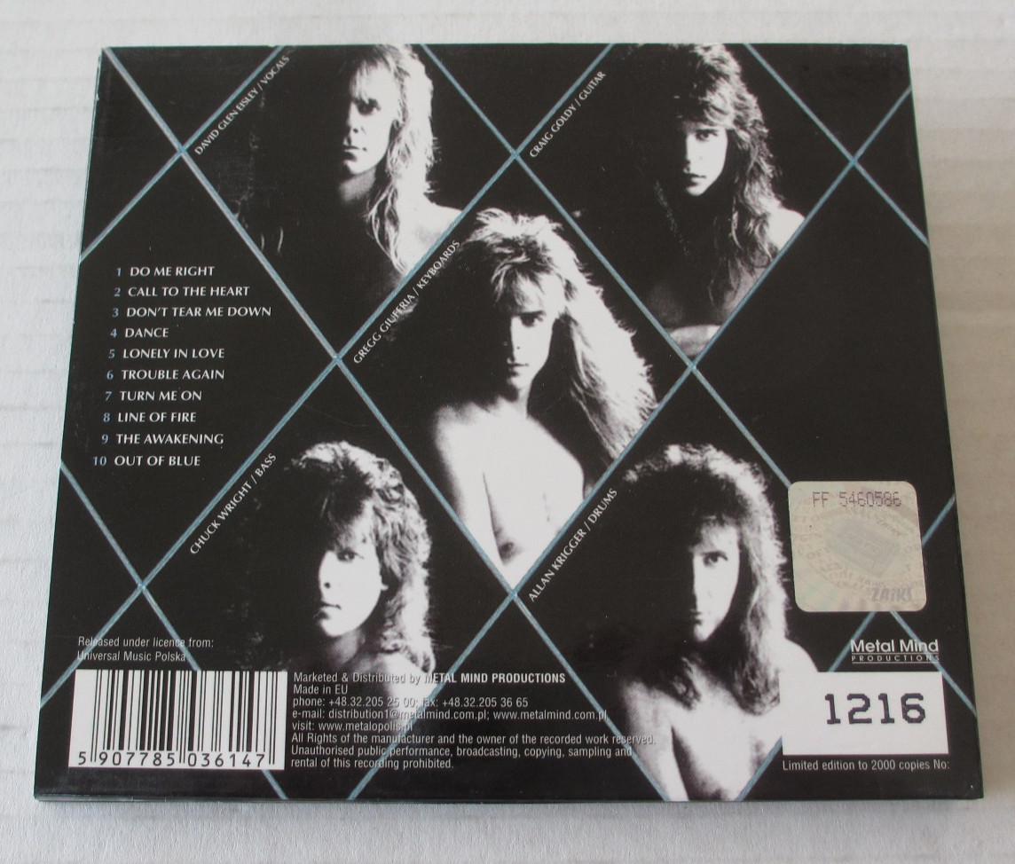 GIUFFRIA- SELF-TITLED DEBUT CD 2010 EU REMASTER 80s HAIR METAL / GLAM ROCK / AOR