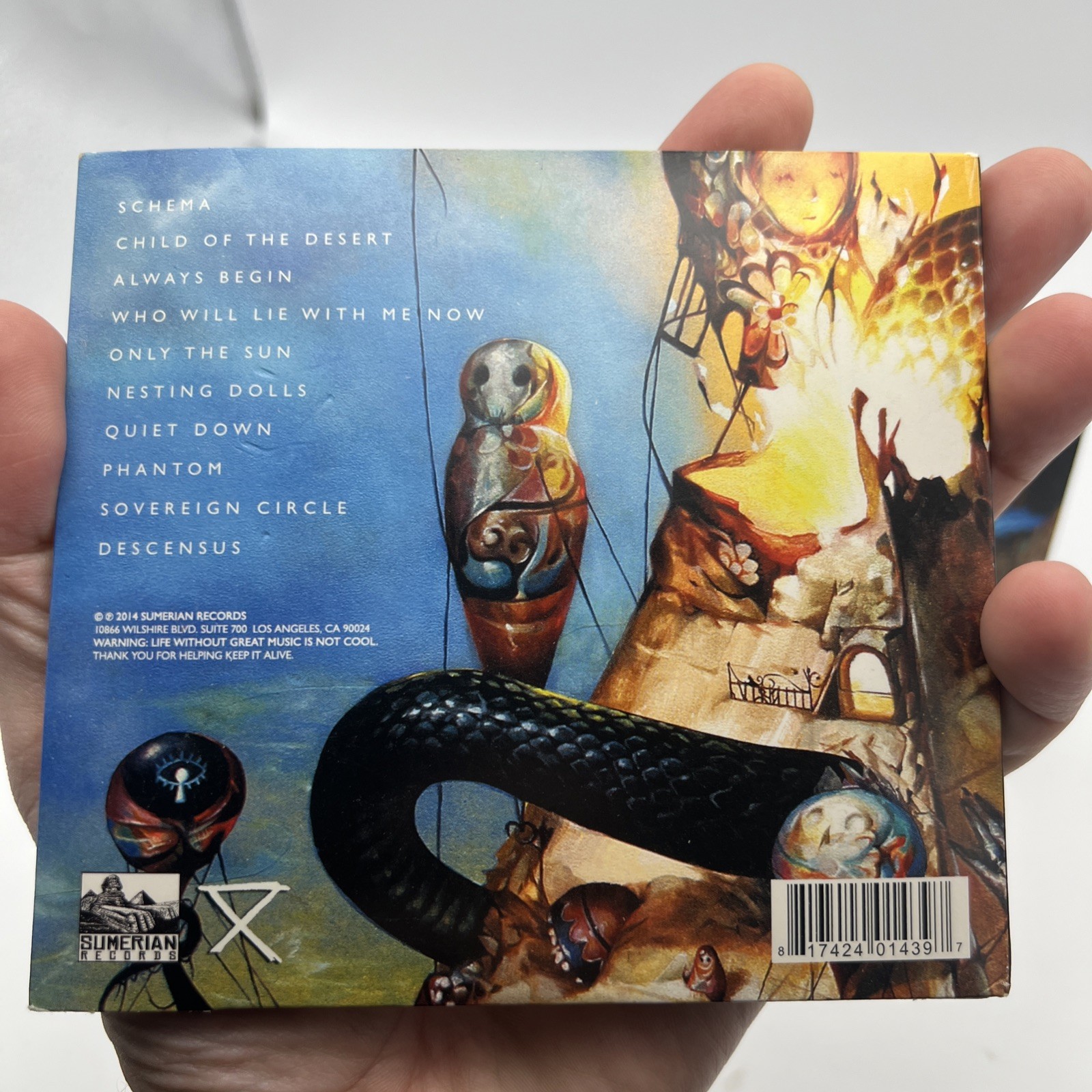 Circa Survive Lot- Descensus & Violent Waves - CD DVD Philly Rock Band