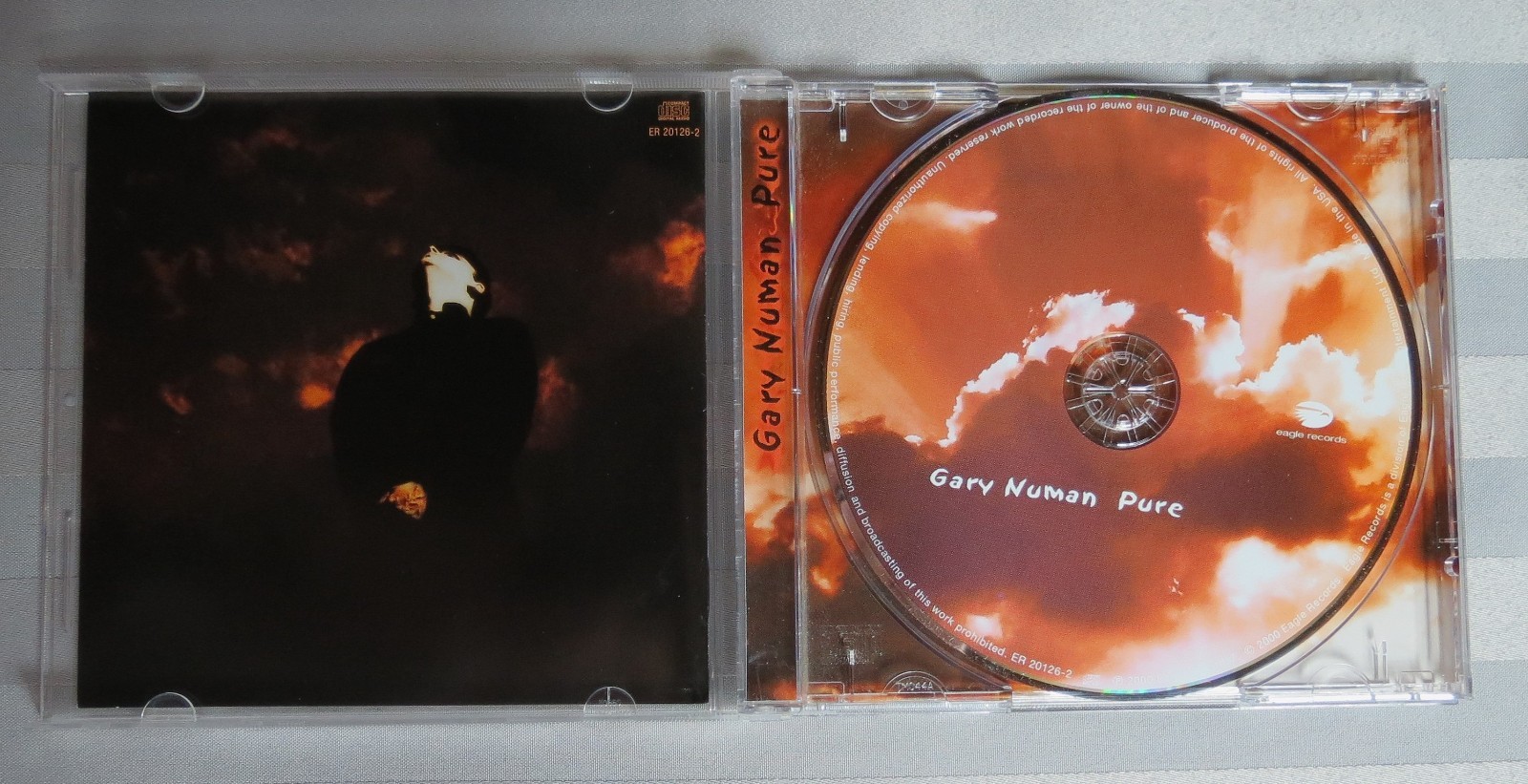 PURE By Gary Numan (2000 Eagle Records) CD