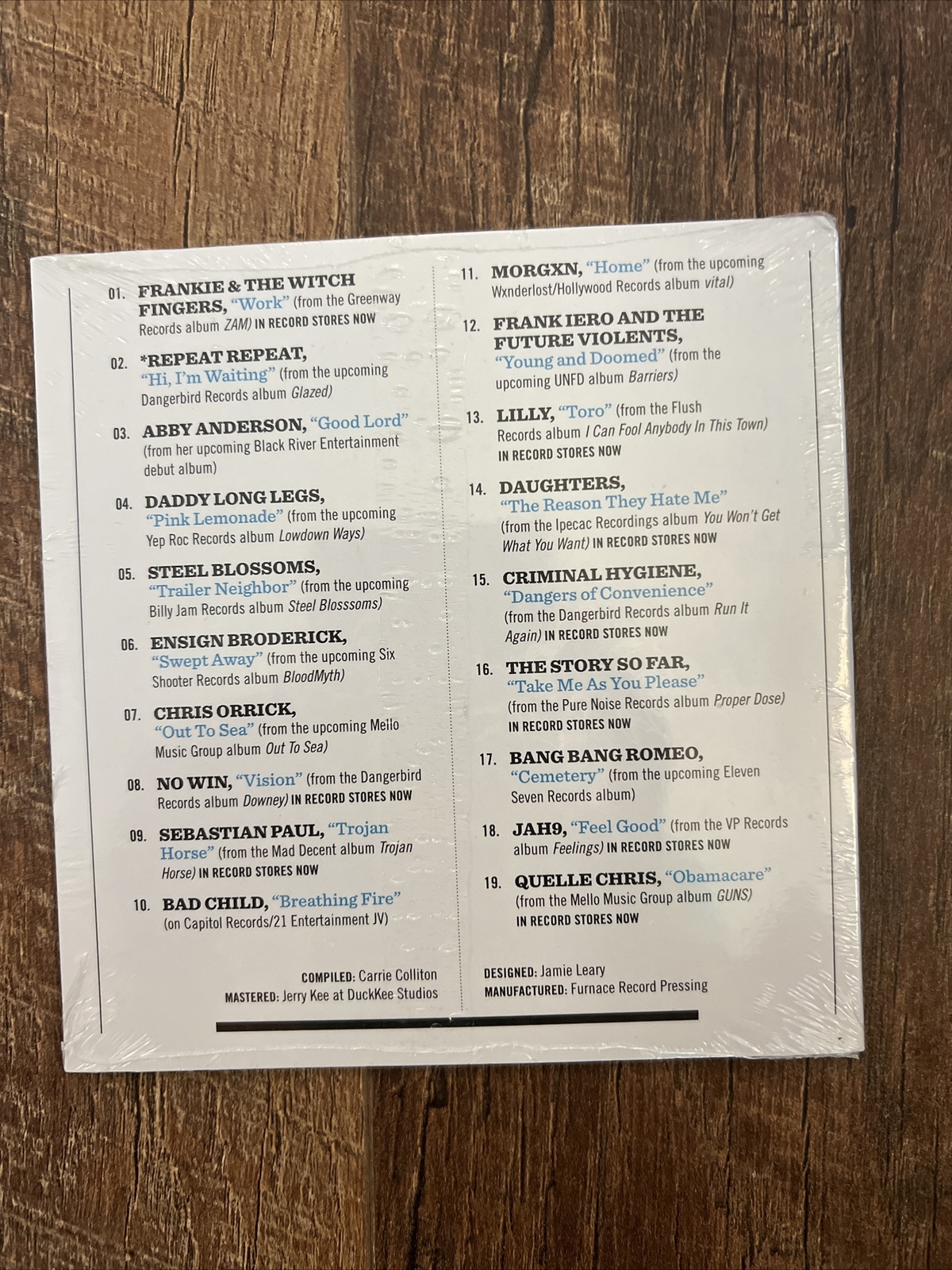 2019 RECORD STORE DAY Sealed Promo CD Sampler 18 Tracks! 18 Artists!