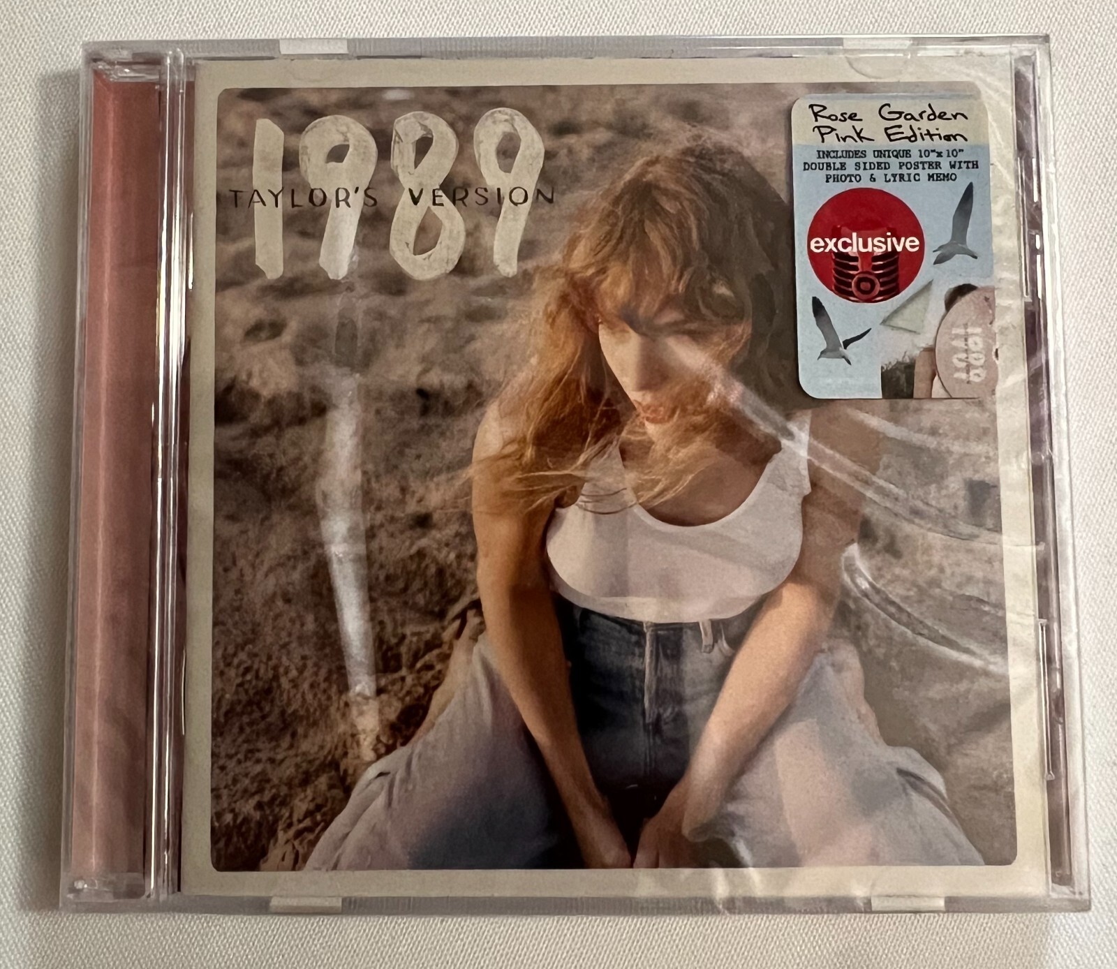 Taylor Swift 1989 (Taylor's Version) Rose Garden Pink Edition CD New/Cracked