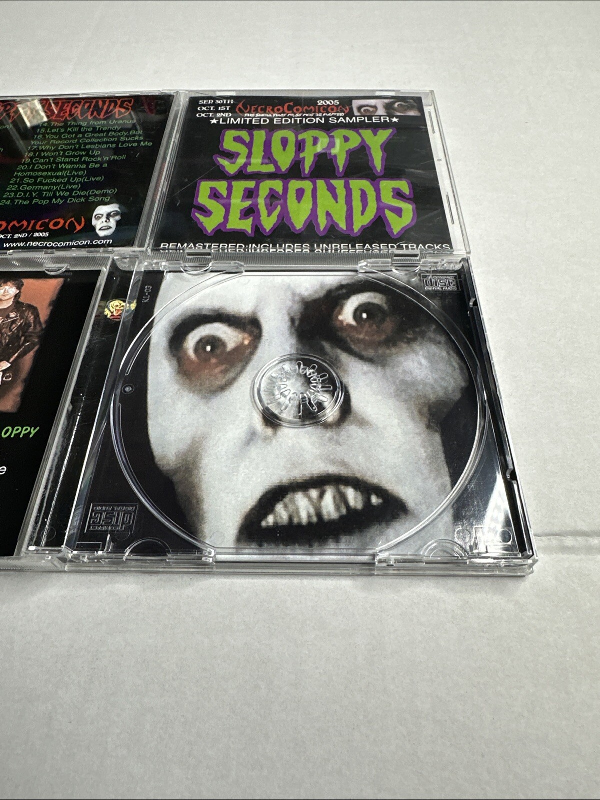 SLOPPY SECONDS Rock CD NecroComicon 2005 limited edition compilation ULTRA RARE