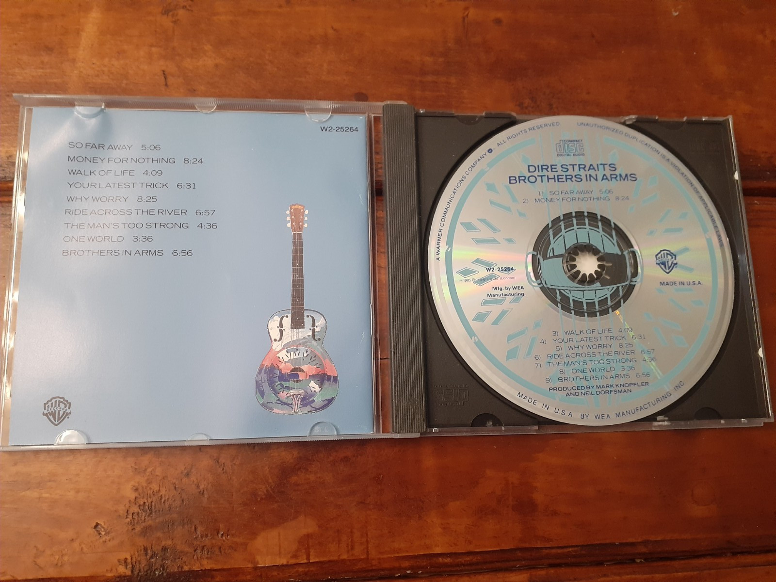 Dire Straights Brothers In Arms CD 1985 WB Warner Brothers