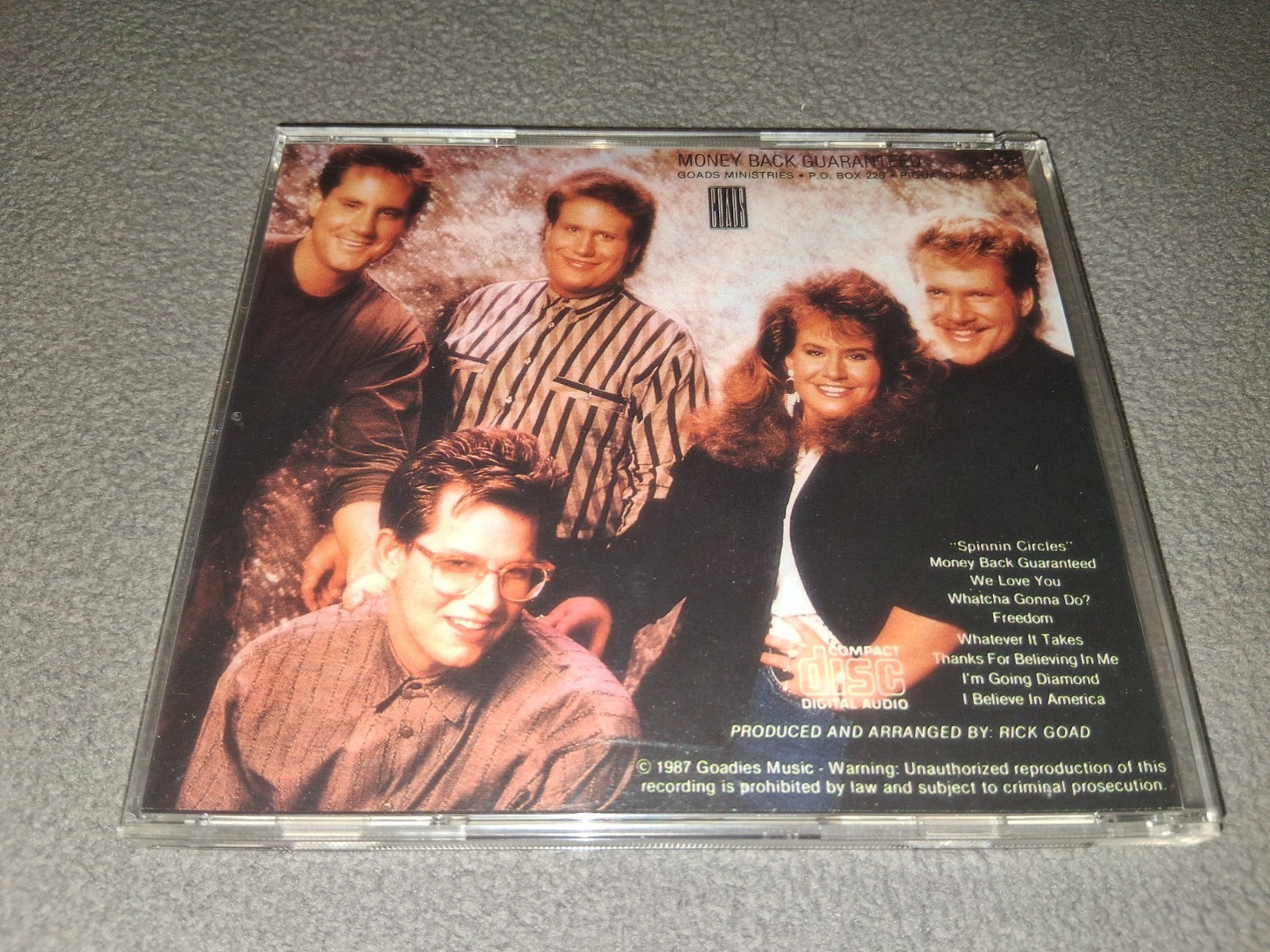 THE GOADS - Money Back Guarantee XIAN AOR CD ~ ALLIES DEGARMO & KEY PETRA