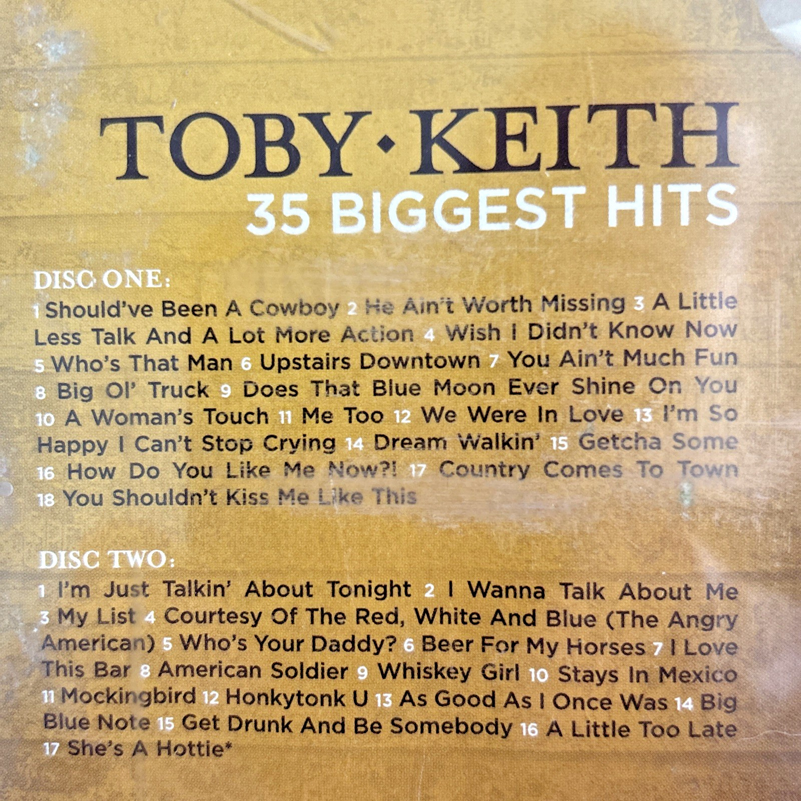 Toby Keith CD Lot 35 Biggest Hits Greatest Hits 2 Pull My Chain How do 4 CDs