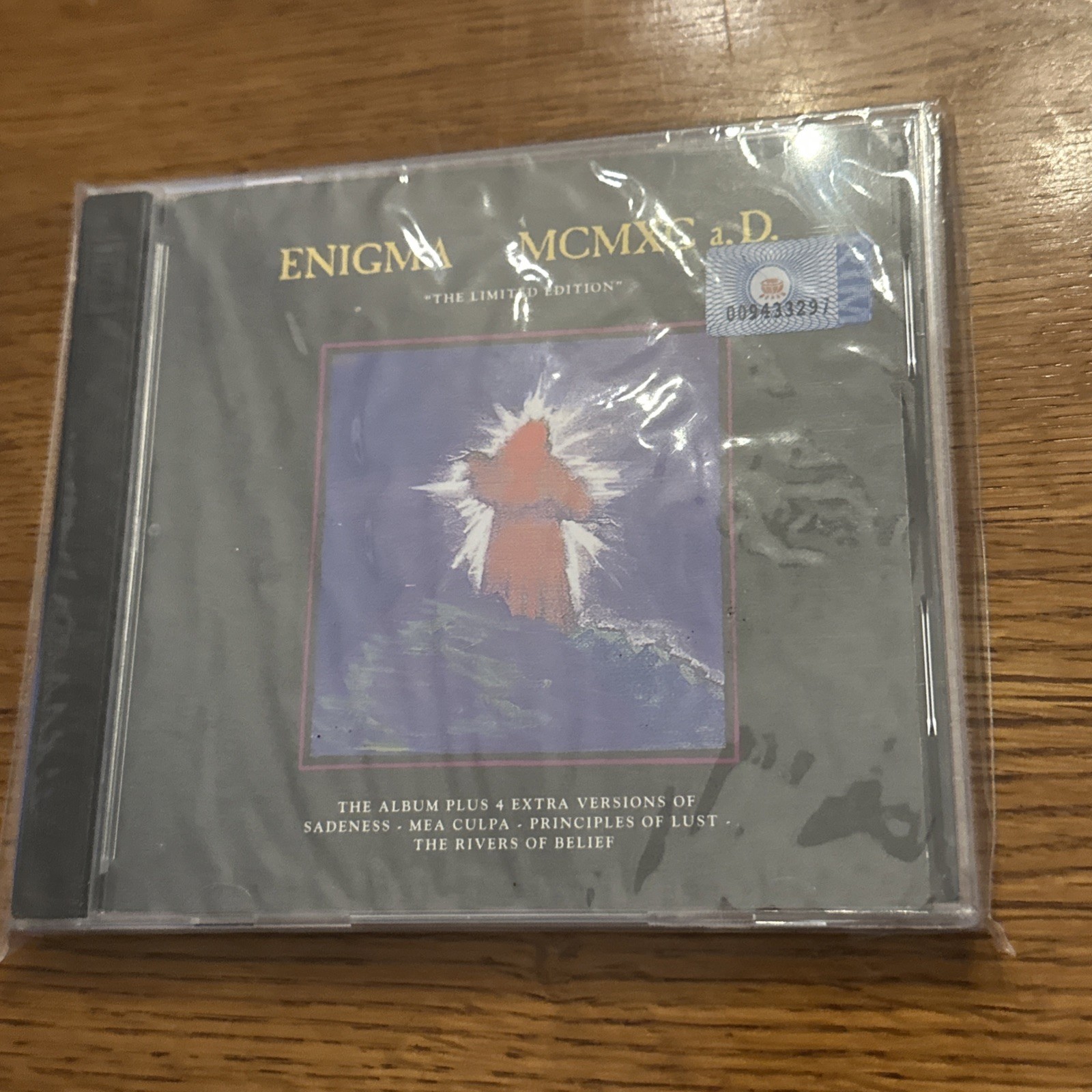Enigma : MCMXC A.D. CD 1990 Sadeness Mea Culpa - Malaysia Import