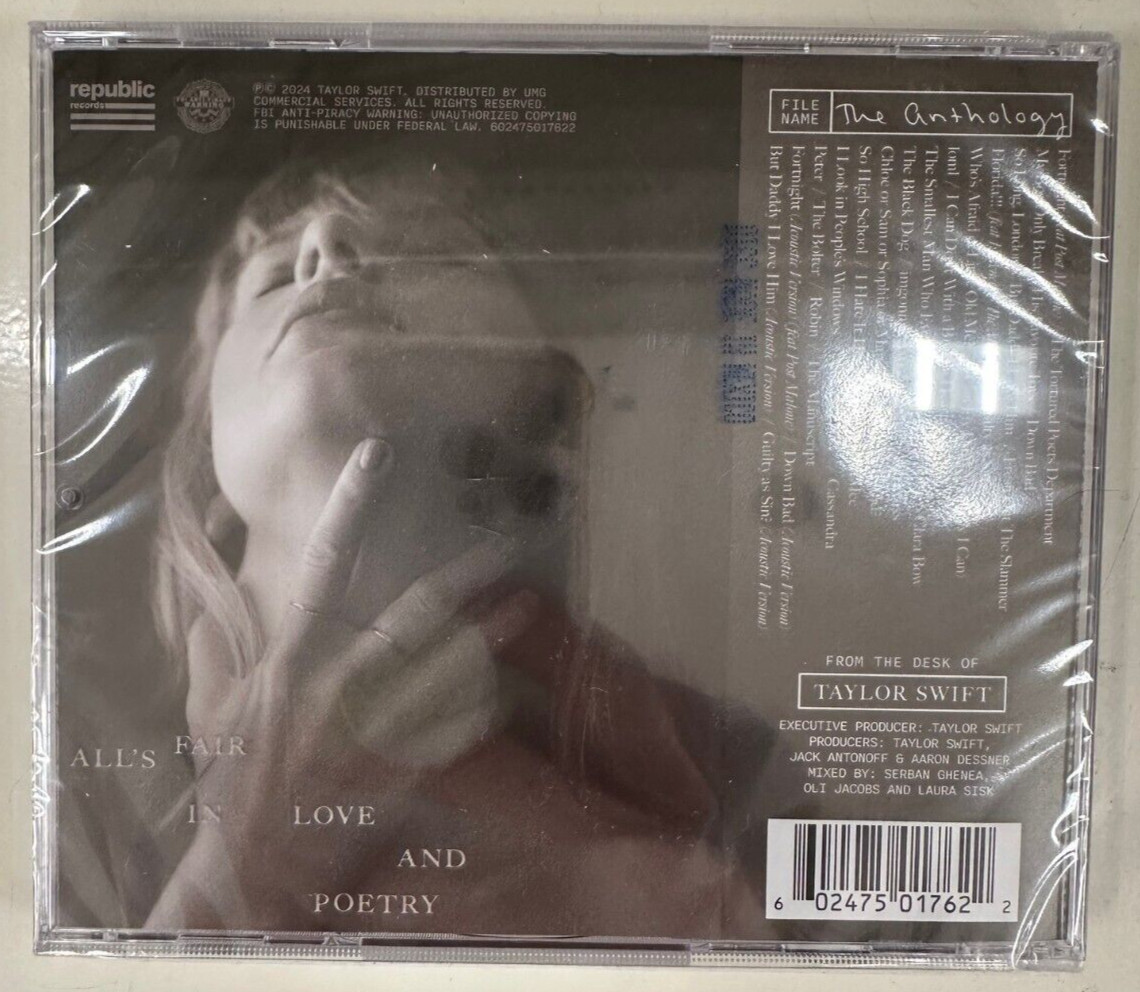 Taylor Swift The Tortured Poets Department Anthology Target Exclusive CD 2 Disc