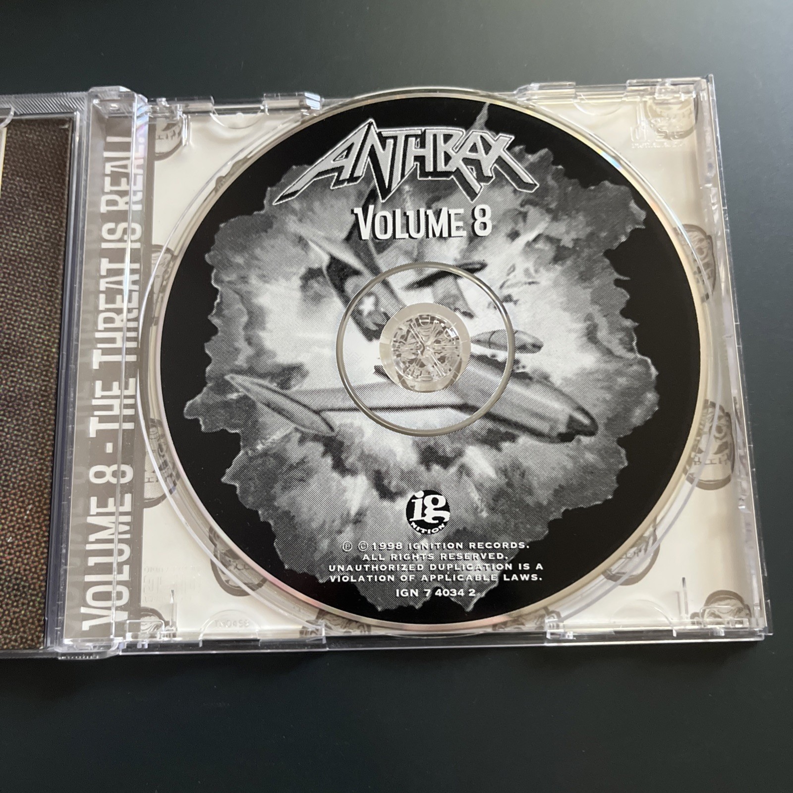 Anthrax - Volume 8 - The Threat Is Real CD - 1998 - Ignition Records