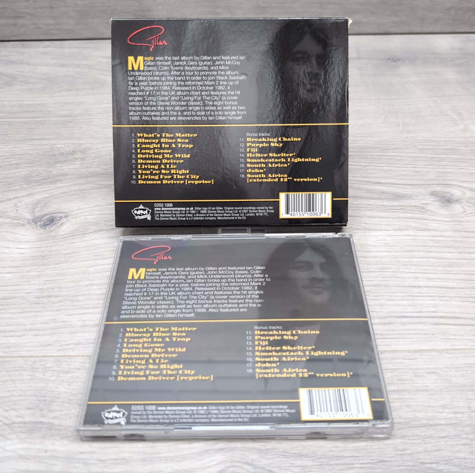 Gillan - Magic - CD Album + Slipcase - 2007 Edsel Records - Expanded Edition