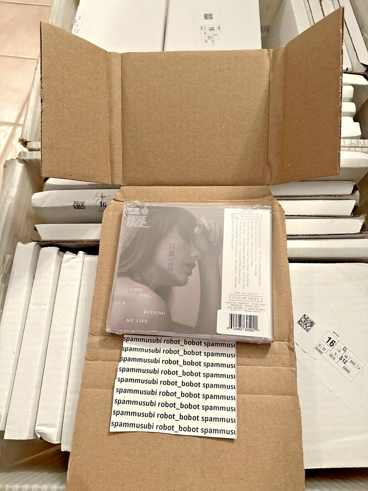 Tortured Poets Department CD Bonus The Manuscript w/ Hand Signed Photo SHIPS NOW
