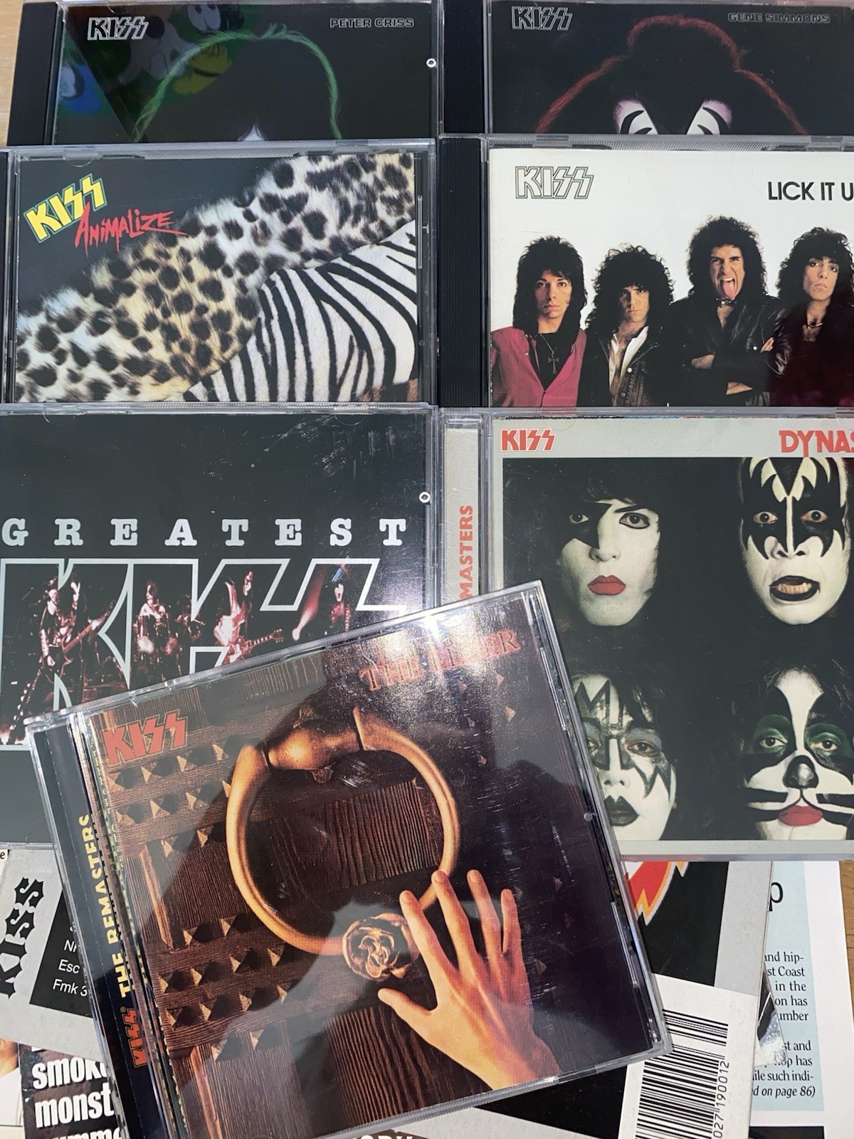 Kiss CRC Cd Lot (7)~Rare OG Pressings~Simmons~Stanley~Frehley~Criss~Carr~Vincent