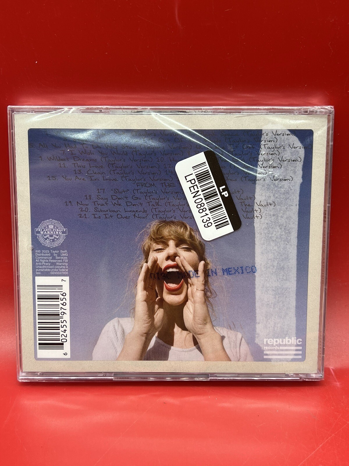 TAYLOR SWIFT *1989 Taylor's Version Crystal Skies Blue Edition CD [NEW SEALED]
