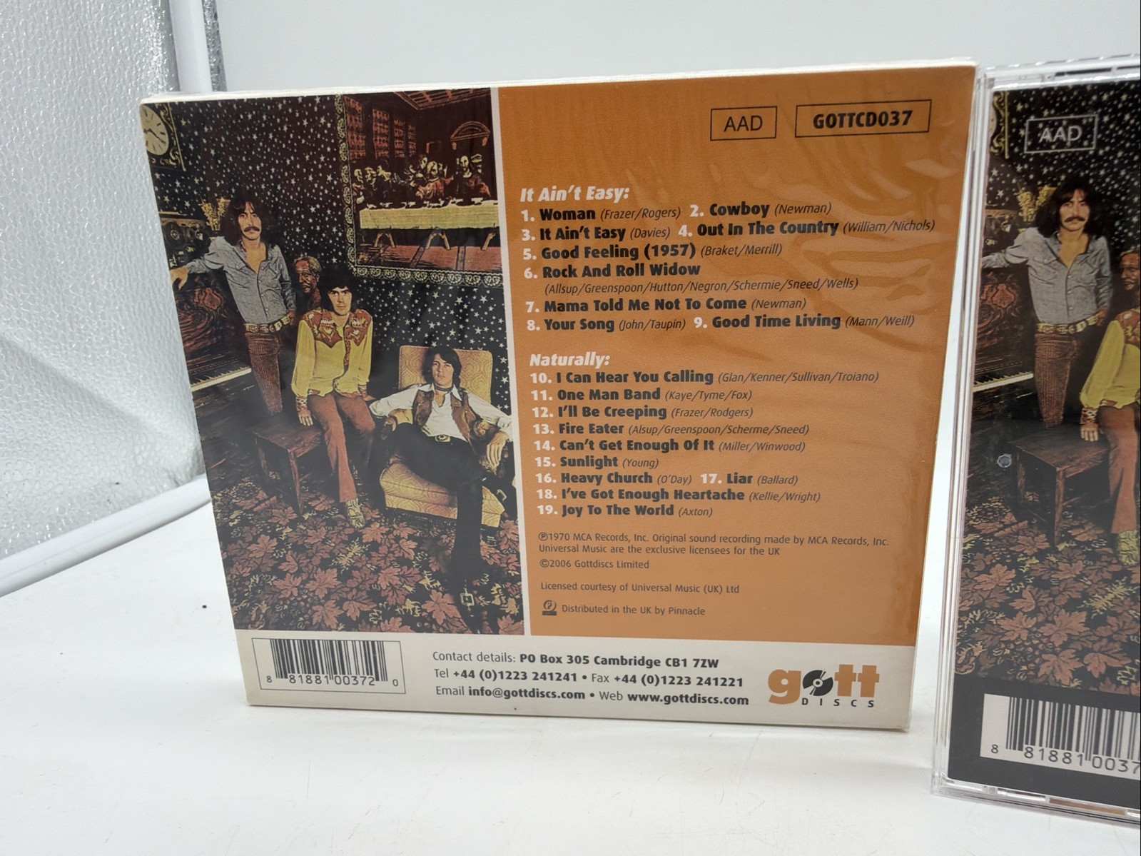 It Ain't Easy / Naturally by Three Dog Night [Audio CD] UK Import/ In Mint Cond.