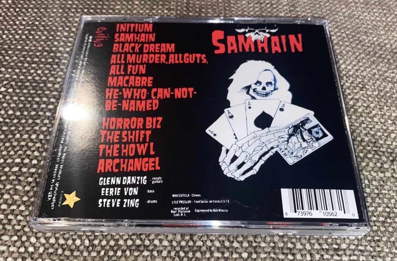 Samhain Initium MINT CD Danzig Misfits SAMHAIN INITIUM 2001 Evilive Records