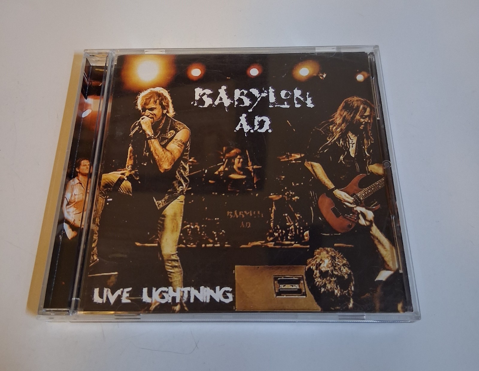 Babylon AD Live Lightning CD 2023 Perris Records Hard Rock Hair Metal Bang Go Be
