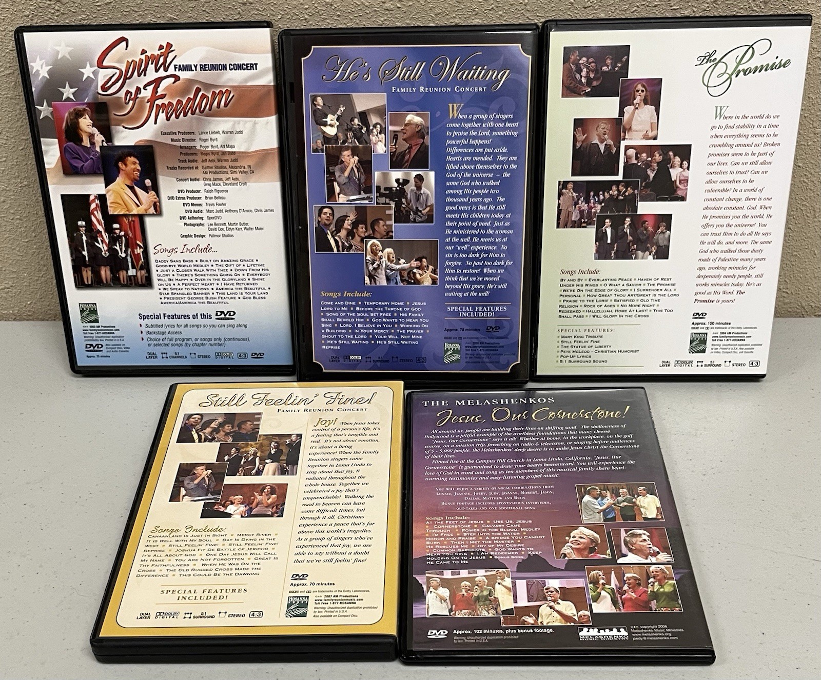 Seventh-day Adventist Musical DVDs Voice of Prophecy & The Melashenko Family, 5