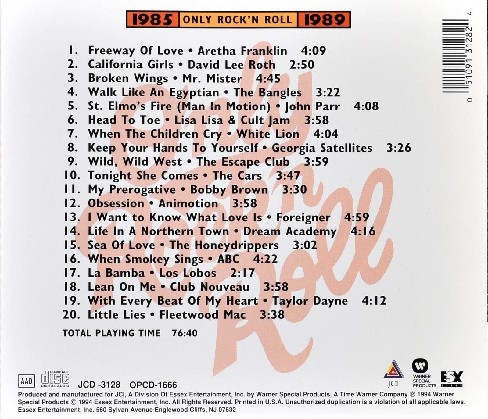 4 CD Lot 80s 90s Compilation Various Only Rock On 1990 95 Only 985-1989 Red Hot