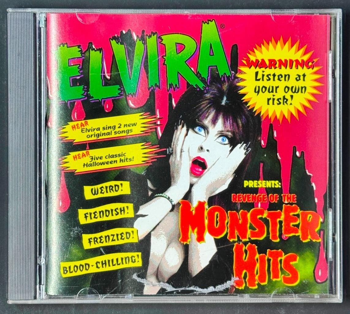 Elvira CD Revenge of the Monster Hits PROMO Various Artists Rhino NM Unplayed