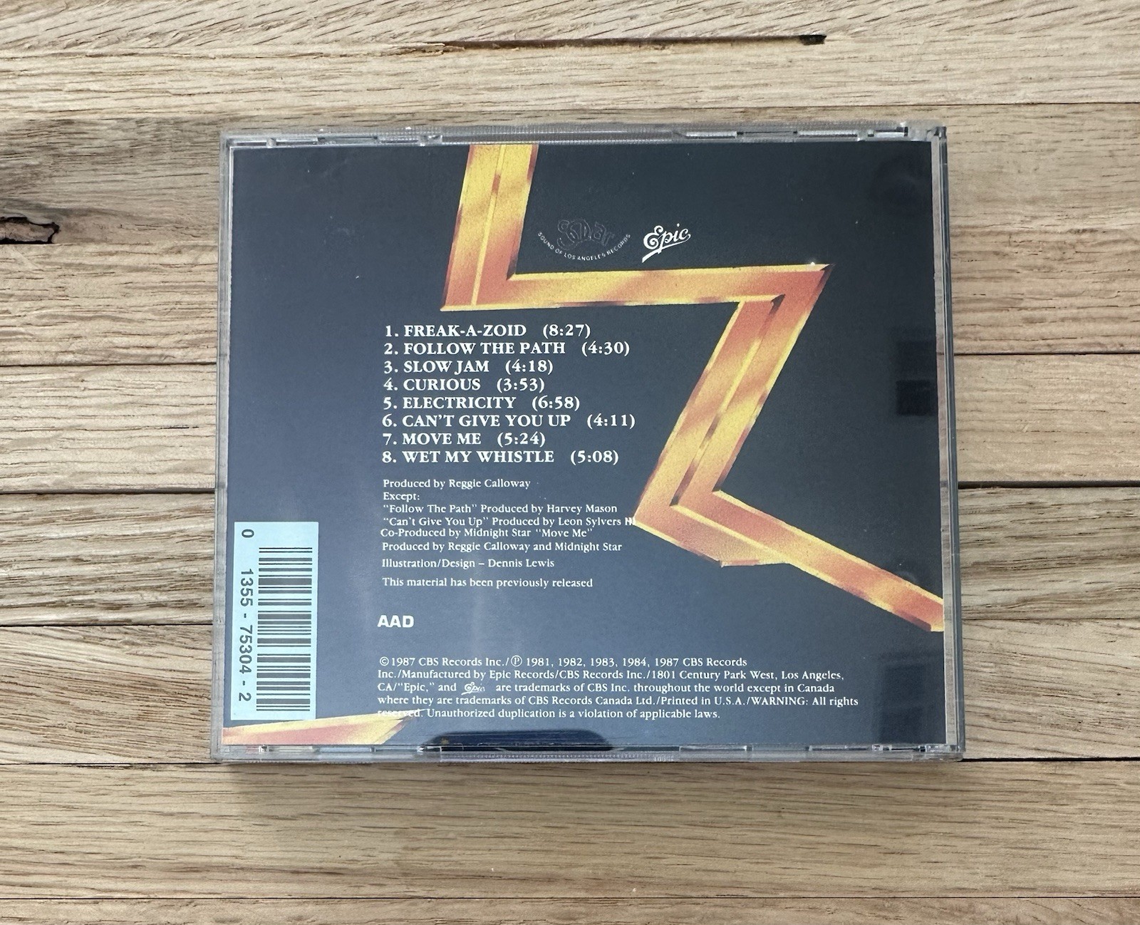 MIDNIGHT STAR Greatest Hits CD Solar Epic ZK 75304 1st Edition Original 1989 NM