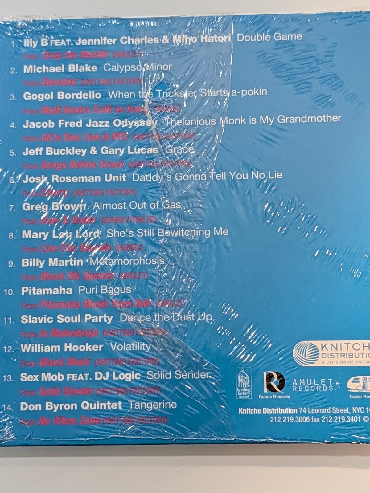 NEW Knitche Distribution Sampler Vol. 2 CD Jeff Buckley Gogol Bordello SEALED