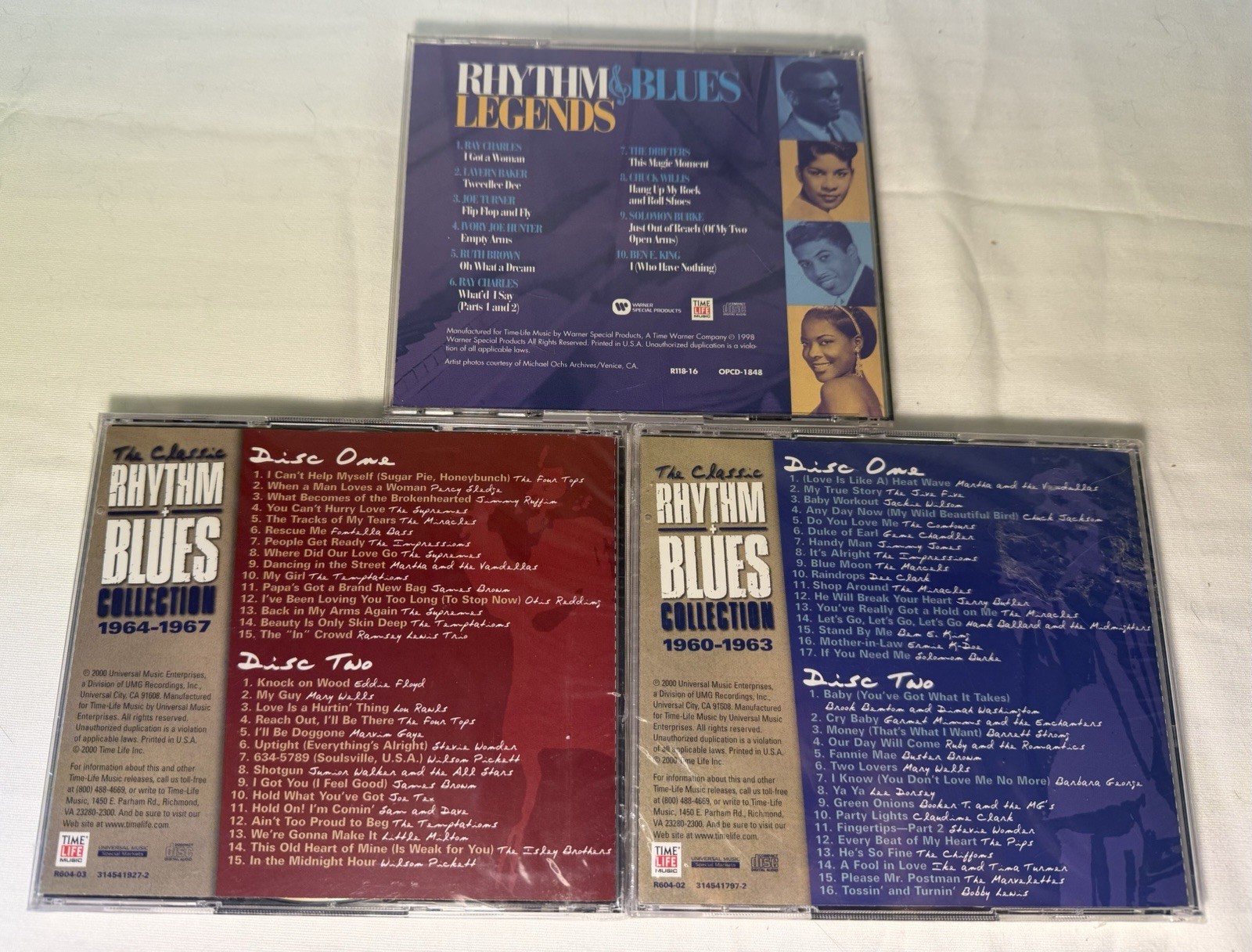 Time Life~Rhythm & Blues 21 CD Set Collection~1950s 1960s 1970s~Mint Condition