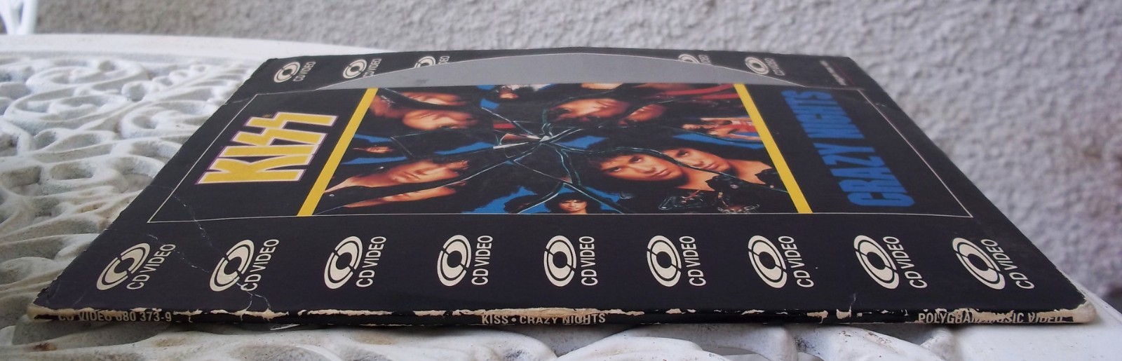 Vintage Kiss Crazy Nights Rare Video CD CDV Polygram 1988 Band Collection 8 Inch