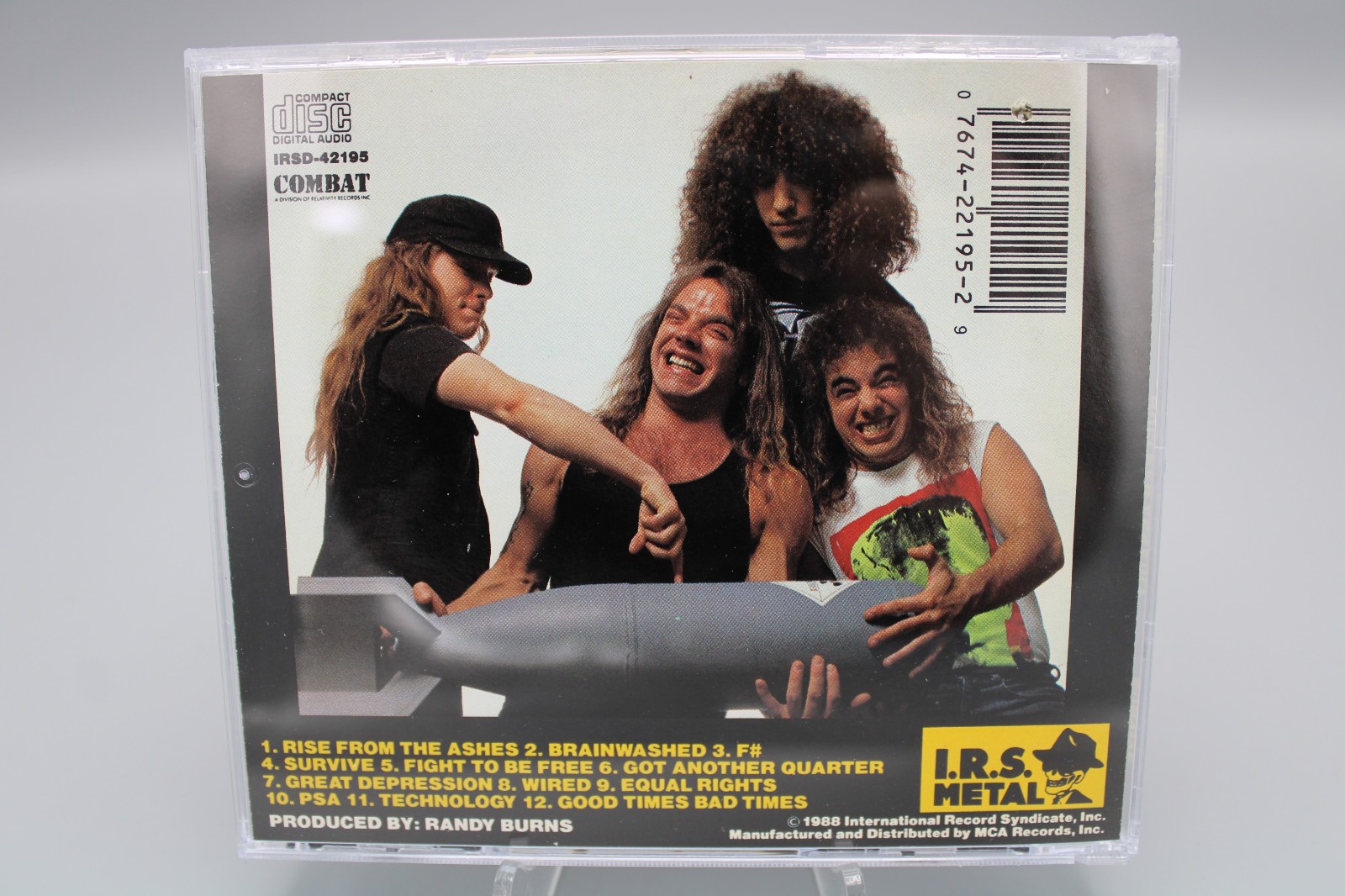 Nuclear Assault – Survive CD Rare HTF Promo 1988 IRS Combat Thrash Speed Metal
