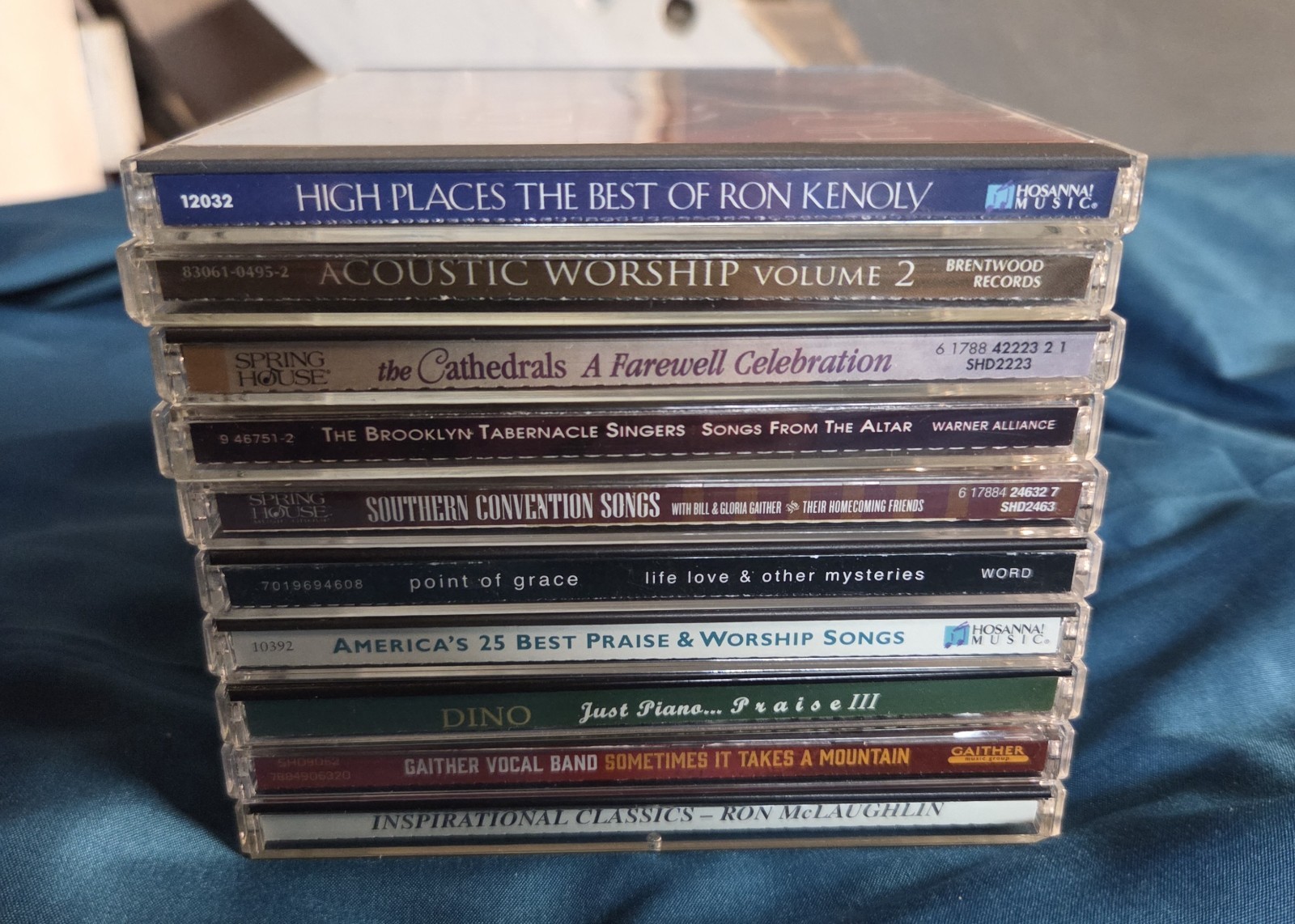 Lot of 10 Religious Christian Music CDs Worship Songs CD Religious Inspirational