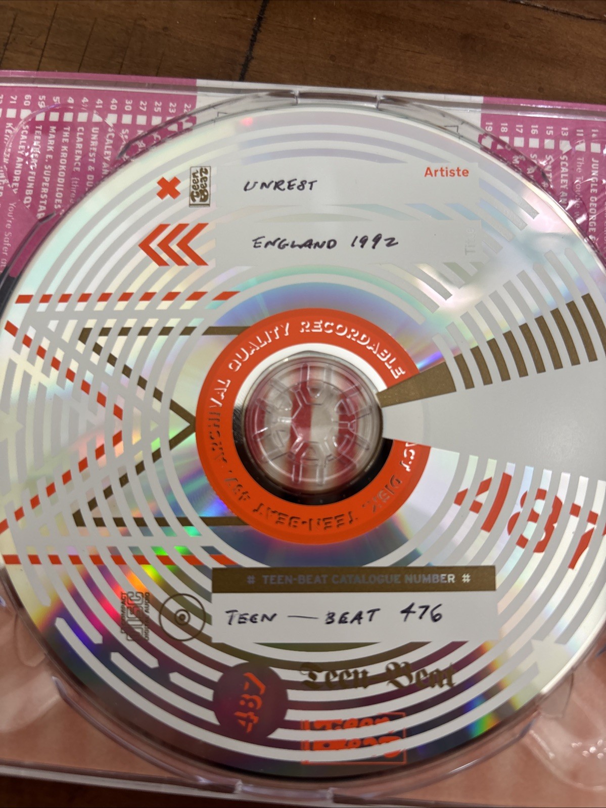 TEENBEAT Original Series Catalogue # 476 - CD - B64