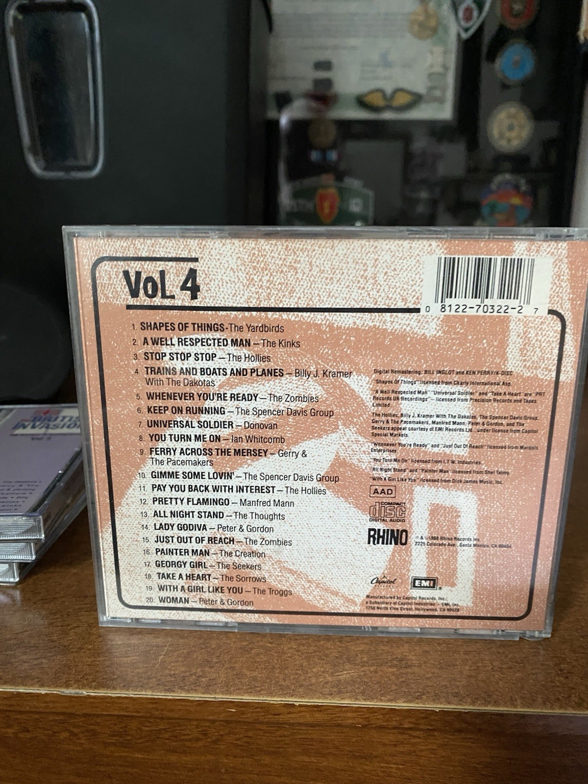 The British Invasion: History of British Rock Vol. 4 Various Artists CD Rhino