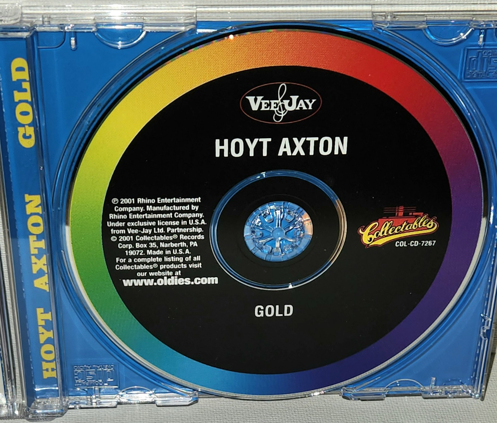 Hoyt Axton Gold - CD - Vee Jay Rhino Oldies Collectable - 24 Tracks *Rare*