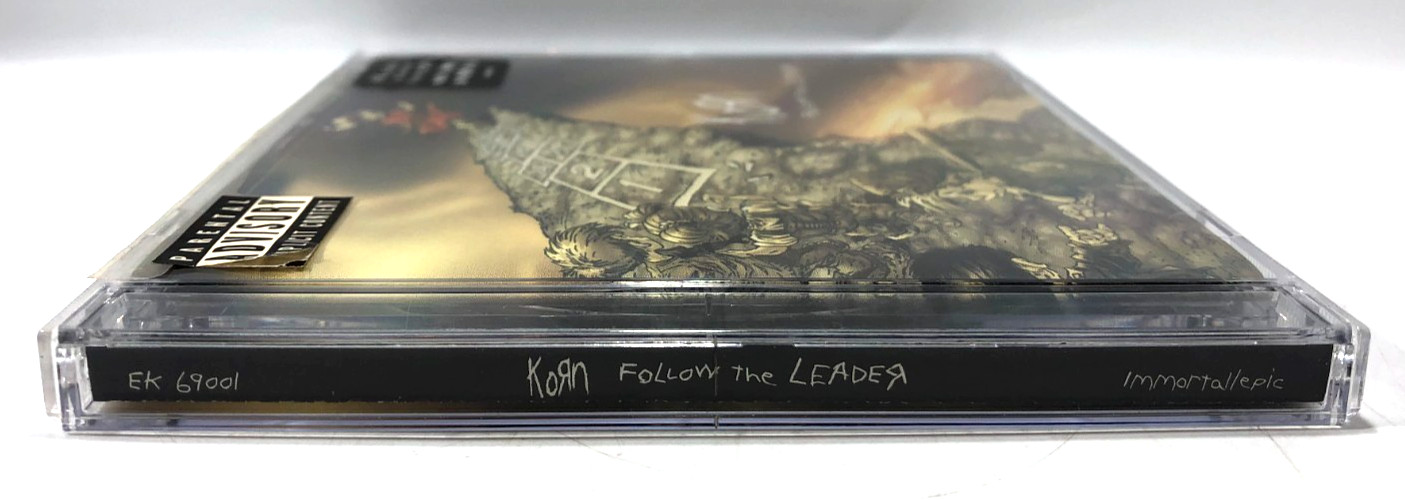 KORN Follow the Leader (CD, 1998) 1st Edition, P.A., Stickered, VG Cond, CIB