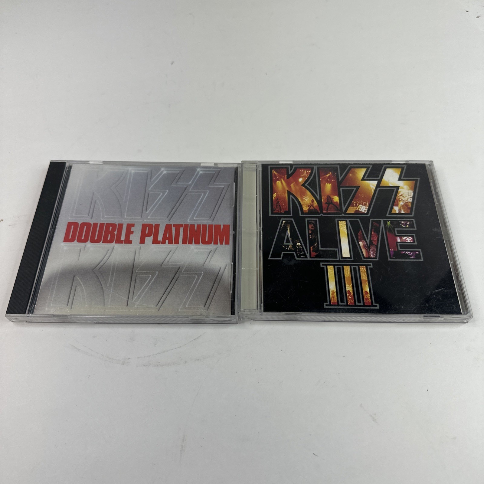 KISS Double Platinum & Alive III CD Lot G8