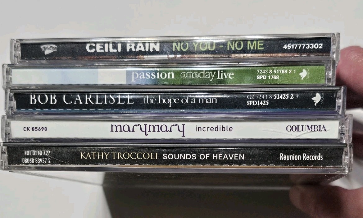 Lot of 5 CCM Christian Pop Rock Music CDs Like New - See Photos