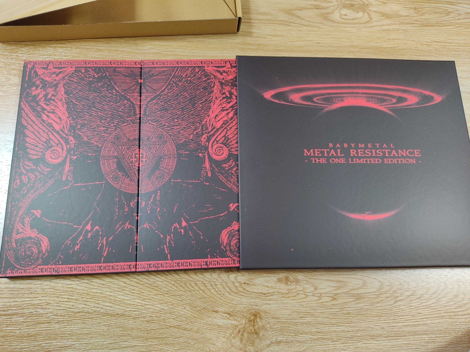 Babymetal Metal Resistance The One Limited Edition CD & Blu-ray With Brown Box