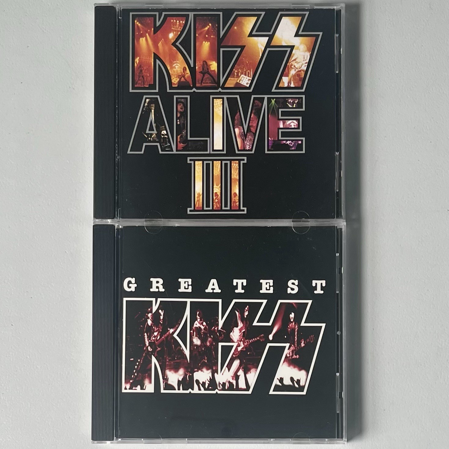 KISS Alive III CD 1993 & Greatest KISS CD 1997 Greatest Hits Hard Rock Set of 2