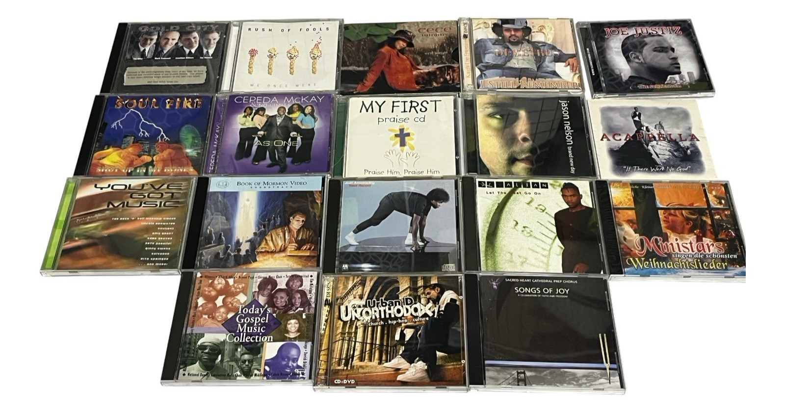 Lot of 18 Mostly Christian CDs Mixed CCM Gospel Worship Praise Religious Music