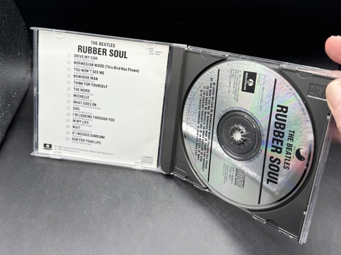 The Beatles Rubber Soul Music CD Parlophone -EUC