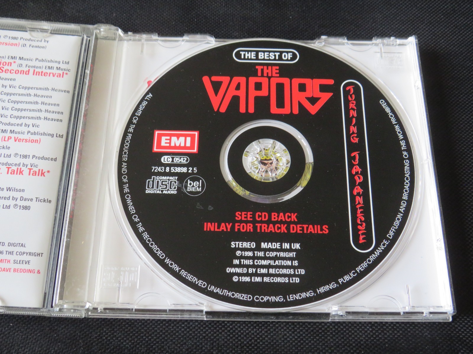 The Vapors - Turning Japanese The Best of the Vapors (CD 2007) NEWS AT TEN