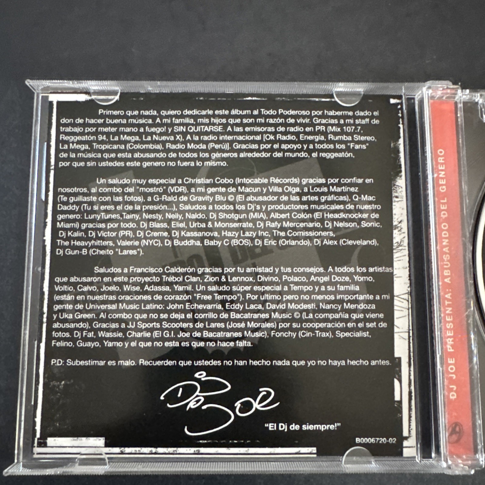 Abusando del Genero * by DJ Joe (CD, May-2006, Universal Music Latino)