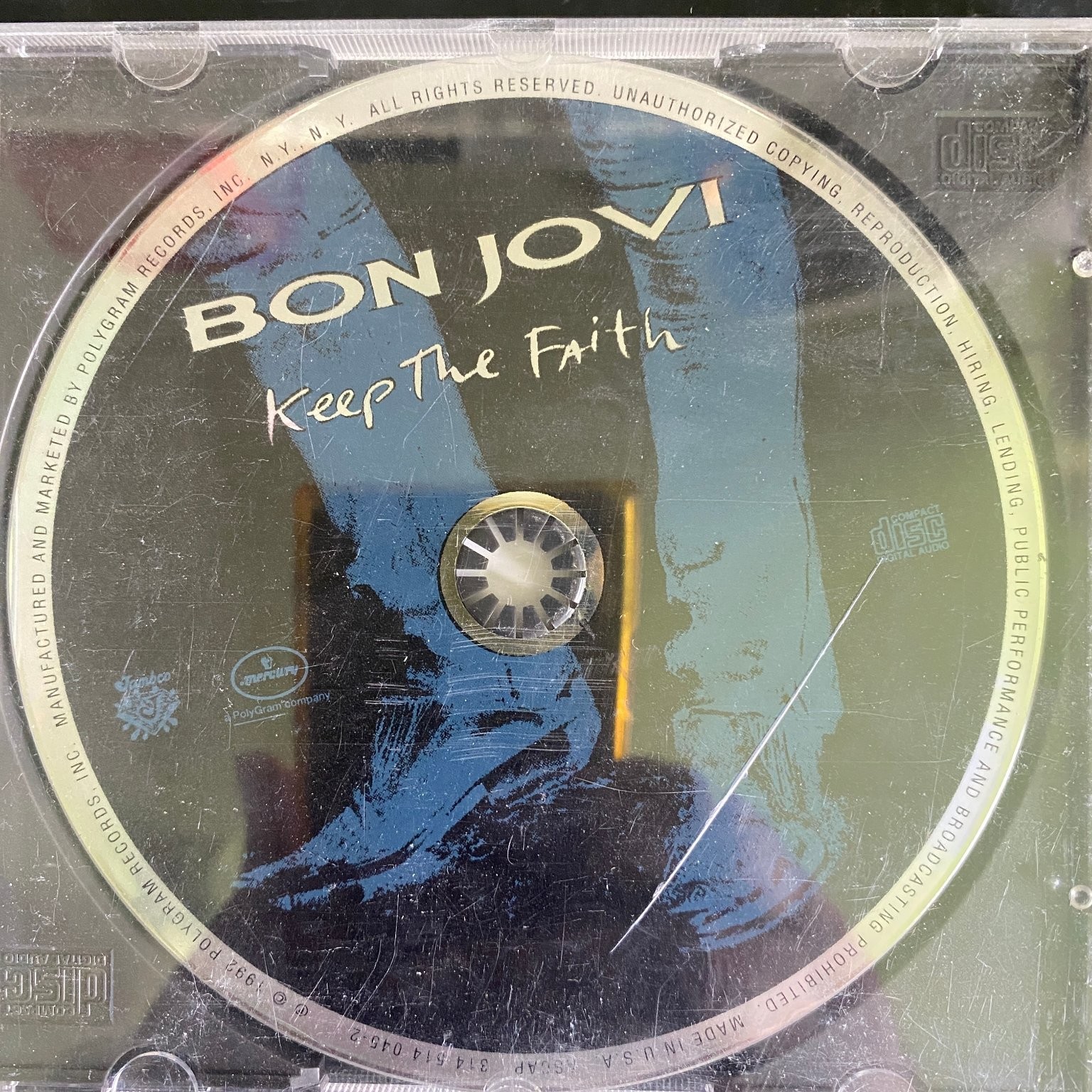 Bon Jovi – Keep The Faith CD 1992 Hard Rock Glam Metal Mercury PolyGram