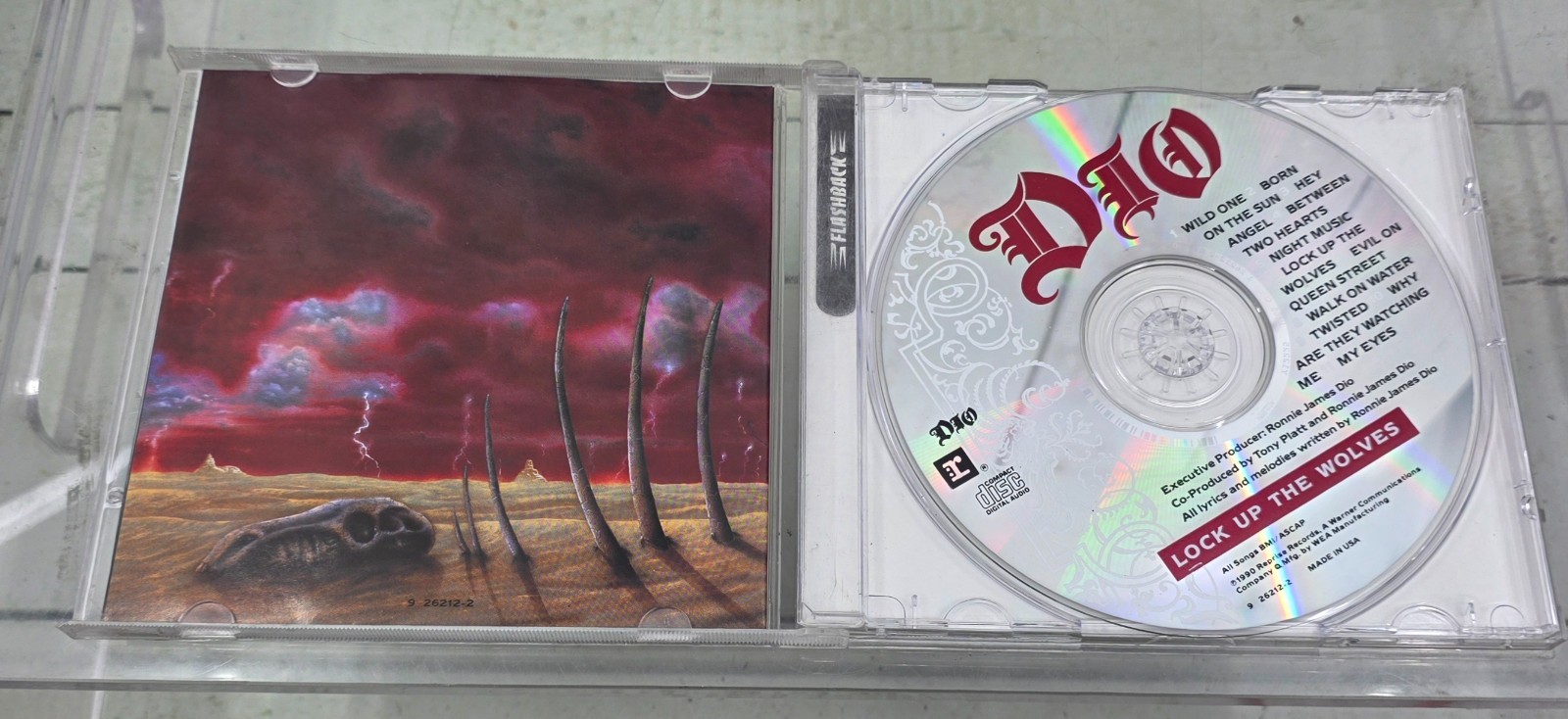Vintage Dio Lock Up The Wolves Audio CD Rhino Flashback Remaster Rock Album