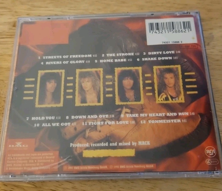 BONFIRE - KNOCK OUT CD RARE OOP IMPORT CD