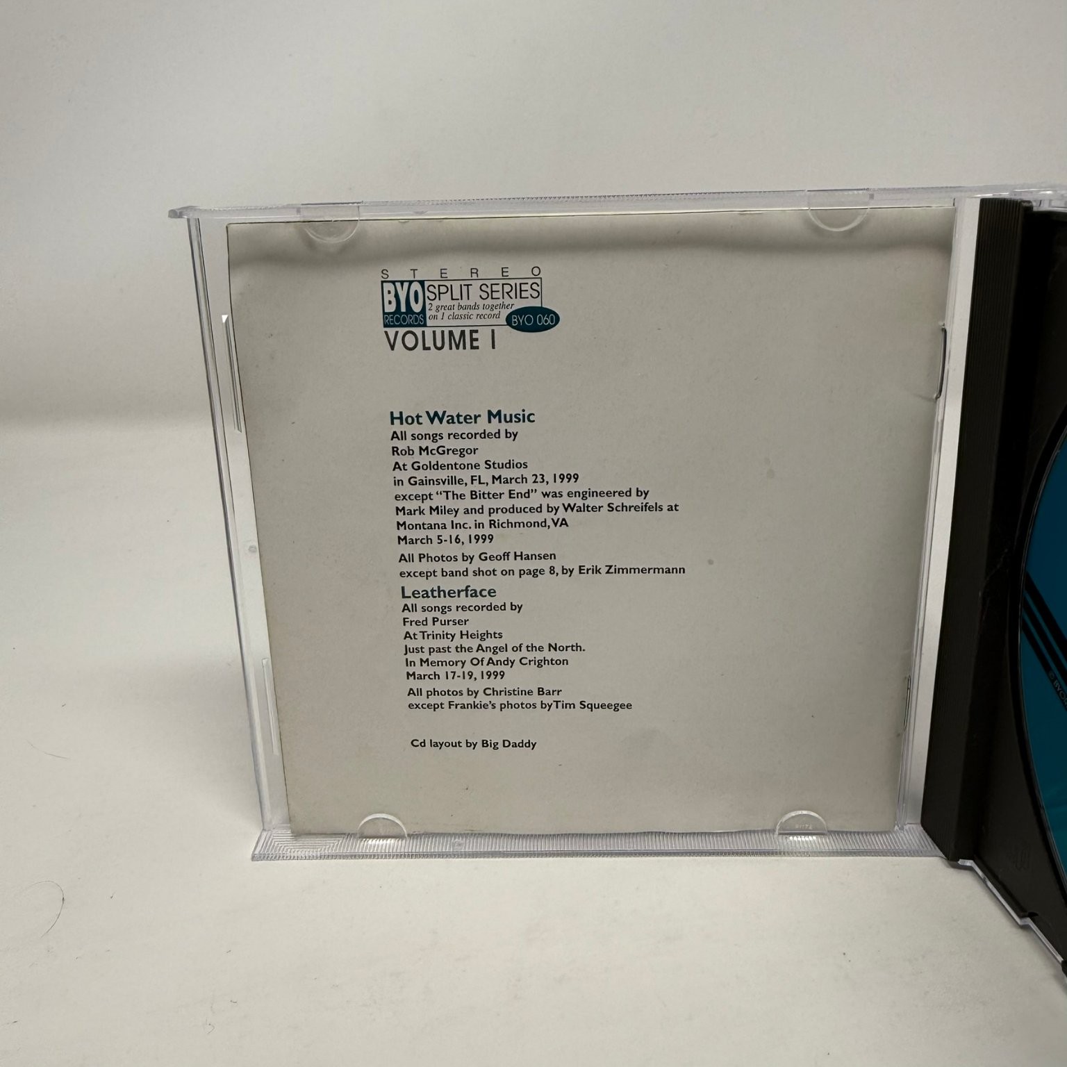 Hot Water Music - Finding The Rhythms & Leatherface Split Series (2 CD Set) Punk