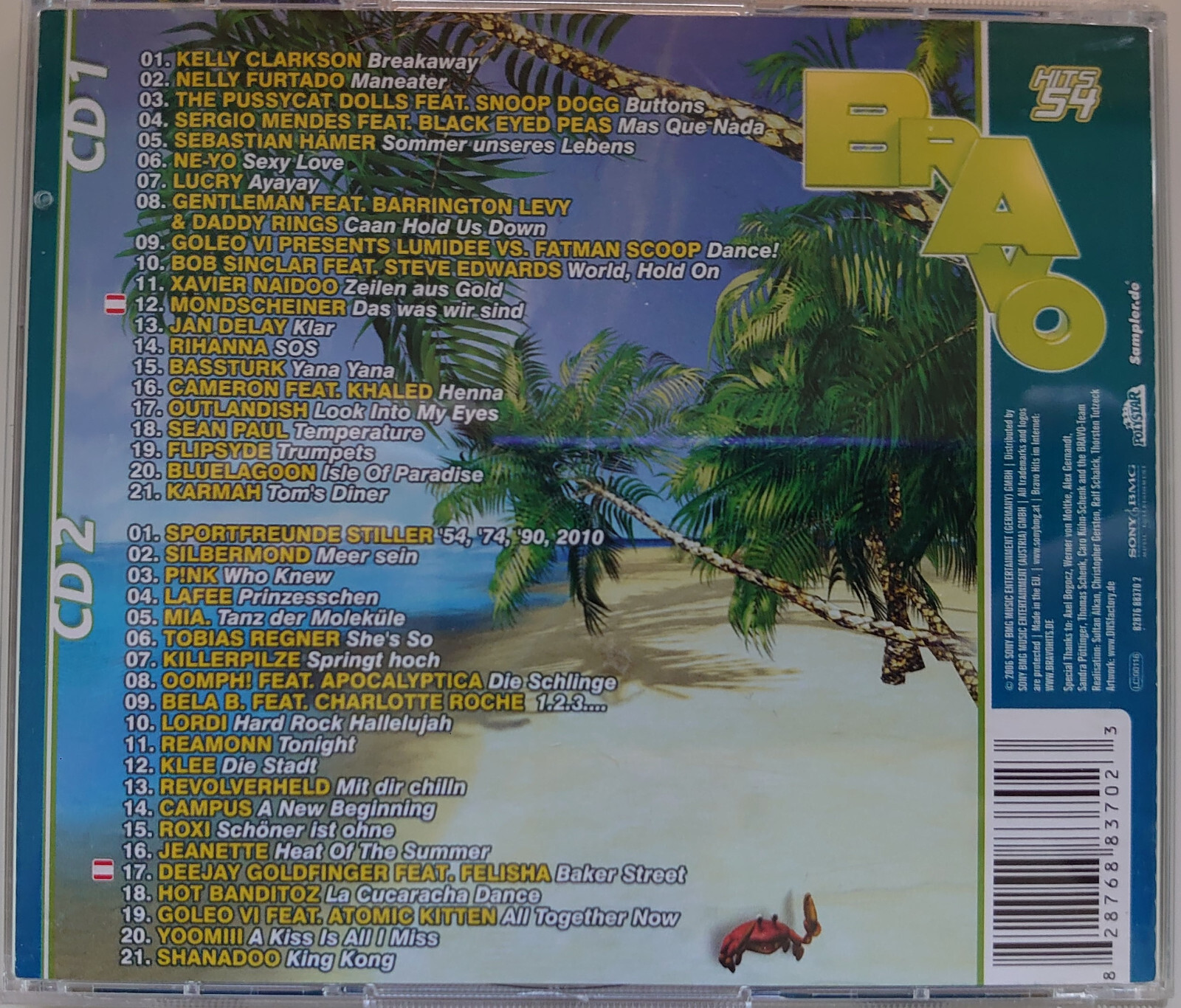 Bravo Hits 43-46-48-51-54-58-61-76 Music CD Bundle